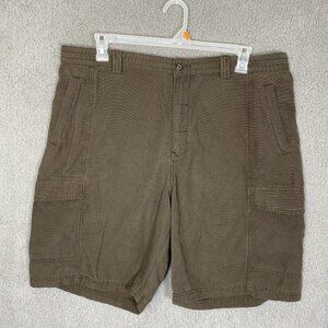 Tommy Bahama‎ Cargo Relax Shorts Men's 38 Brown Tencel Lyocell Blend